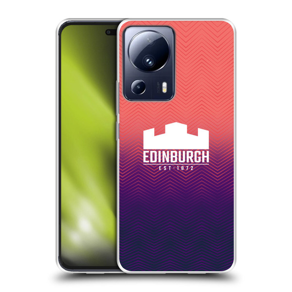 Edinburgh Rugby Graphic Art Training Soft Gel Case for Xiaomi 13 Lite 5G