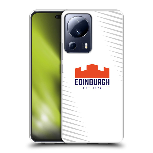 Edinburgh Rugby Graphic Art White Logo Soft Gel Case for Xiaomi 13 Lite 5G
