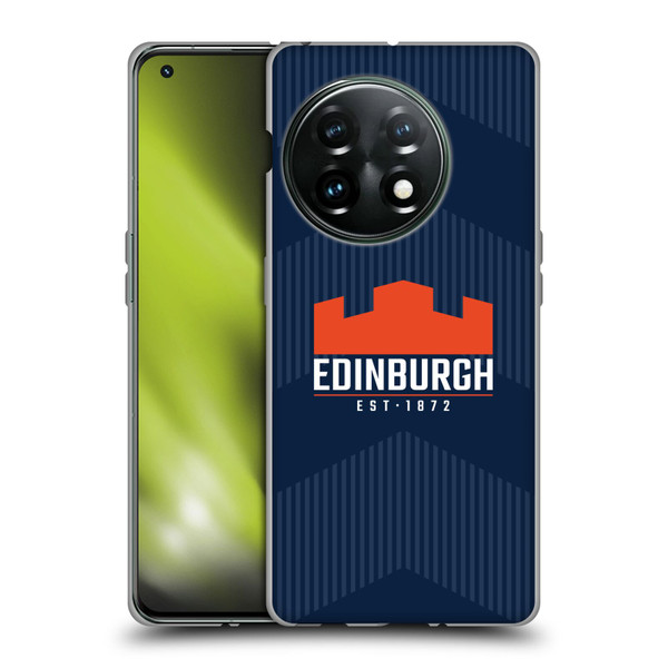 Edinburgh Rugby Graphics Lines Soft Gel Case for OnePlus 11 5G