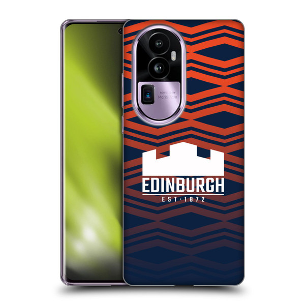 Edinburgh Rugby Graphics Pattern Gradient Soft Gel Case for OPPO Reno10 Pro+
