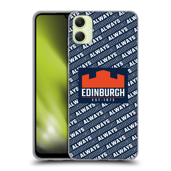 Edinburgh Rugby Graphics Logo Pattern Soft Gel Case for Samsung Galaxy A05