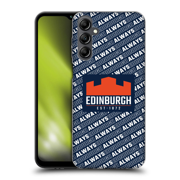 Edinburgh Rugby Graphics Logo Pattern Soft Gel Case for Samsung Galaxy M14 5G