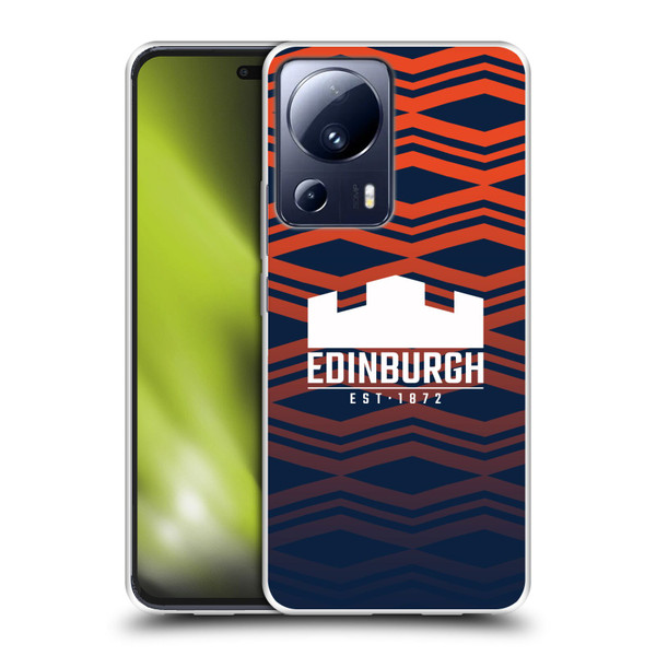 Edinburgh Rugby Graphics Pattern Gradient Soft Gel Case for Xiaomi 13 Lite 5G