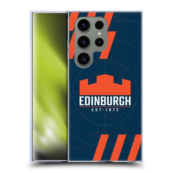 Edinburgh Rugby Logo Art Navy Blue Soft Gel Case for Samsung Galaxy S24 Ultra 5G