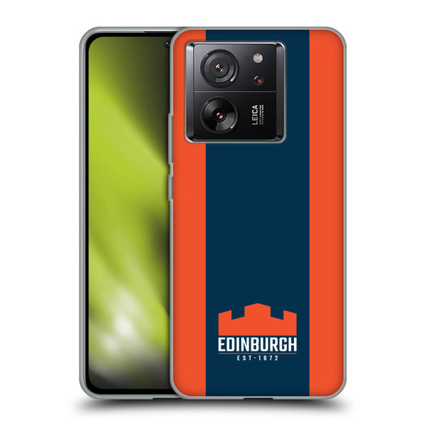 Edinburgh Rugby Logo Art Stripes Soft Gel Case for Xiaomi 13T 5G / 13T Pro 5G