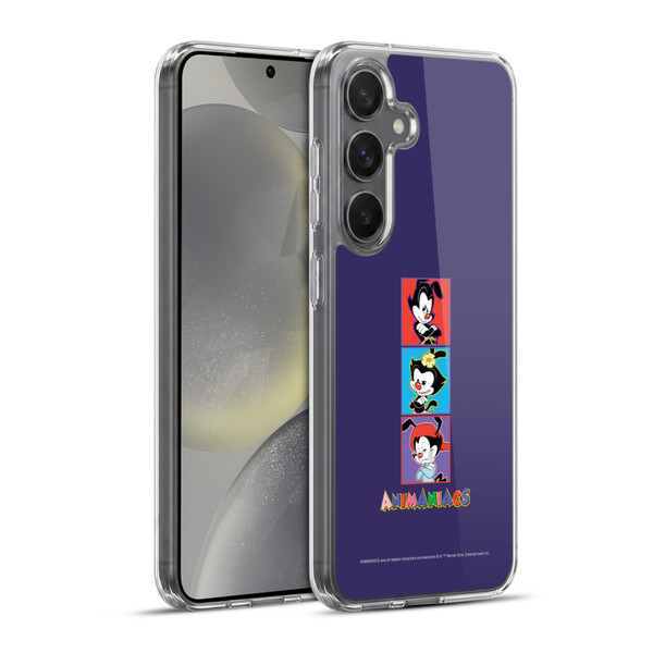 Animaniacs Graphics Tiles Soft Gel Case for Samsung Galaxy S24+ 5G & MagSafe