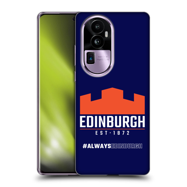 Edinburgh Rugby Logo 2 Always Edinburgh Soft Gel Case for OPPO Reno10 Pro+