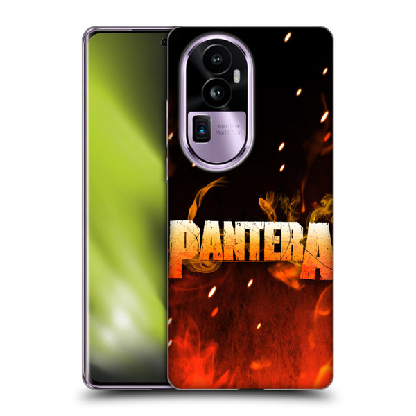 Pantera Art Fire Soft Gel Case for OPPO Reno10 Pro+