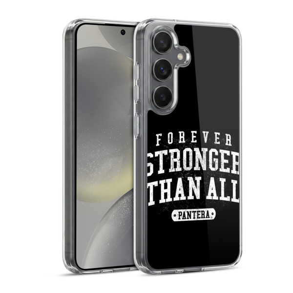 Pantera Art Stronger Than All Soft Gel Case for Samsung Galaxy S24 5G & MagSafe