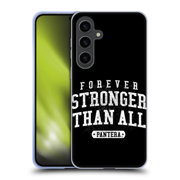 Pantera Art Stronger Than All Soft Gel Case for Samsung Galaxy S24+ 5G