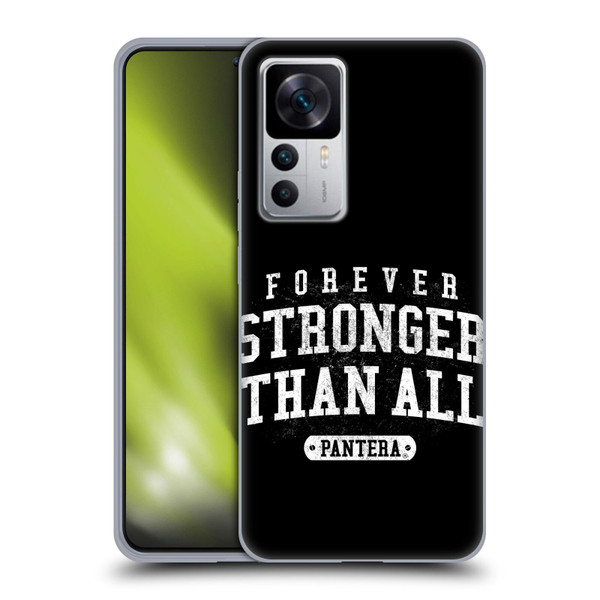 Pantera Art Stronger Than All Soft Gel Case for Xiaomi 12T 5G / 12T Pro 5G / Redmi K50 Ultra 5G