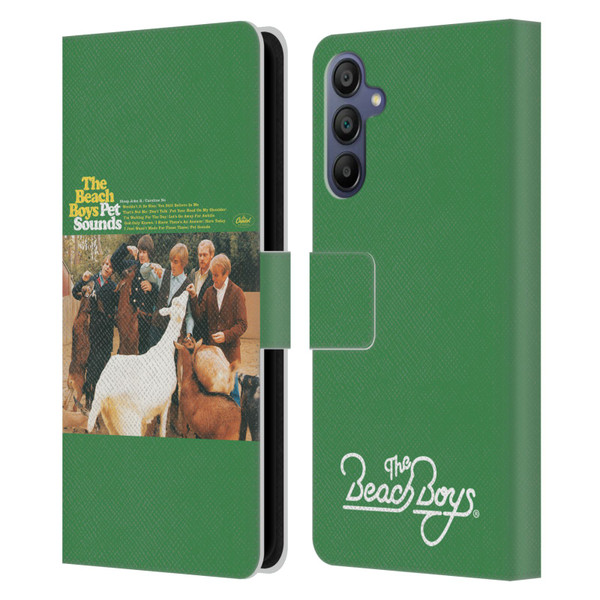 The Beach Boys Album Cover Art Pet Sounds Leather Book Wallet Case Cover For Samsung Galaxy A15
