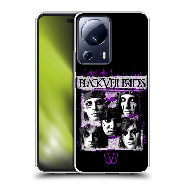 Black Veil Brides Band Art Grunge Faces Soft Gel Case for Xiaomi 13 Lite 5G
