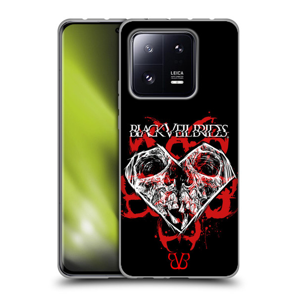 Black Veil Brides Band Art Skull Heart Soft Gel Case for Xiaomi 13 Pro 5G