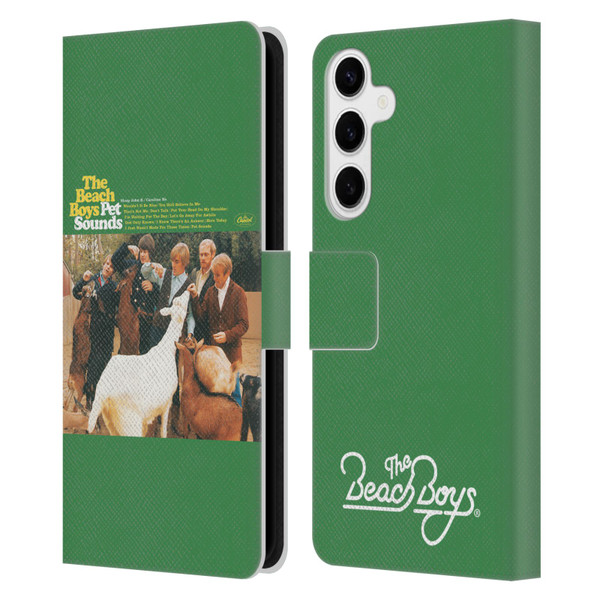 The Beach Boys Album Cover Art Pet Sounds Leather Book Wallet Case Cover For Samsung Galaxy S24+ 5G