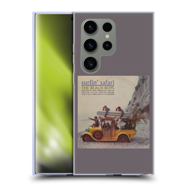 The Beach Boys Album Cover Art Surfin Safari Soft Gel Case for Samsung Galaxy S24 Ultra 5G