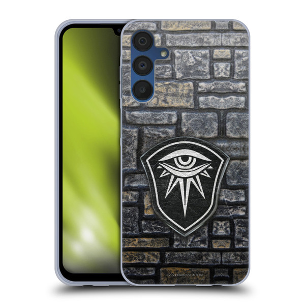 EA Bioware Dragon Age Inquisition Graphics Distressed Crest Soft Gel Case for Samsung Galaxy A15