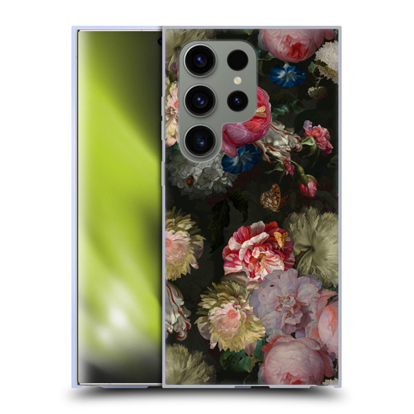 UtArt Antique Flowers Bouquet Soft Gel Case for Samsung Galaxy S24 Ultra 5G