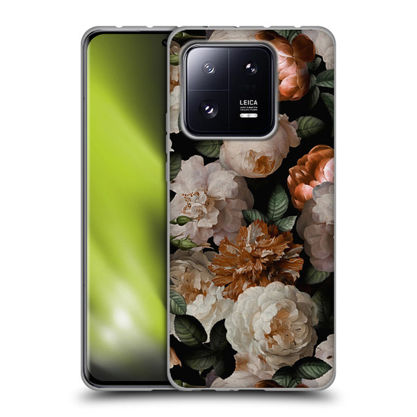 UtArt Antique Flowers Carnations And Garden Roses Soft Gel Case for Xiaomi 13 Pro 5G