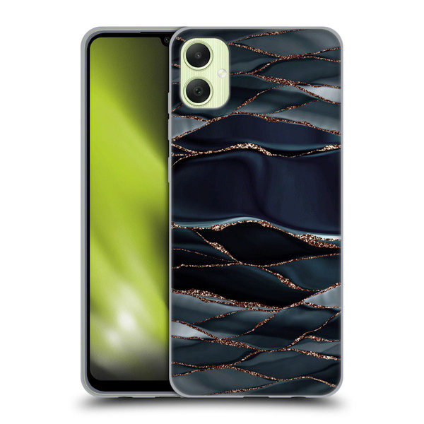 UtArt Dark Night Marble Waves Soft Gel Case for Samsung Galaxy A05