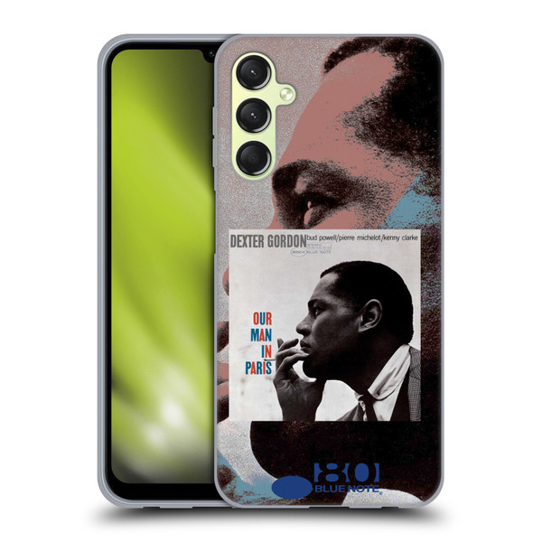 Blue Note Records Albums Dexter Gordon Our Man In Paris Soft Gel Case for Samsung Galaxy A24 4G / Galaxy M34 5G