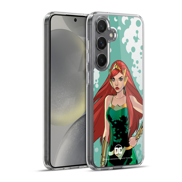 DC Women Core Compositions Mera Soft Gel Case for Samsung Galaxy S24+ 5G & MagSafe