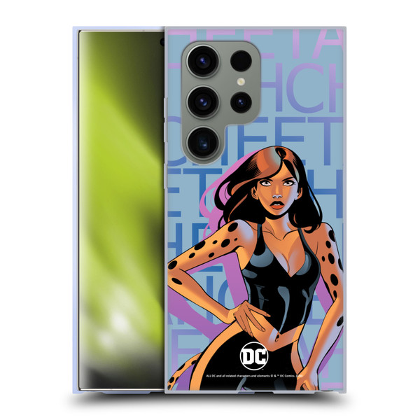 DC Women Core Compositions Cheetah Soft Gel Case for Samsung Galaxy S24 Ultra 5G
