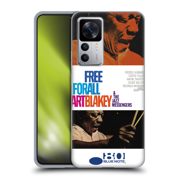 Blue Note Records Albums Art Blakey Free For All Soft Gel Case for Xiaomi 12T 5G / 12T Pro 5G / Redmi K50 Ultra 5G