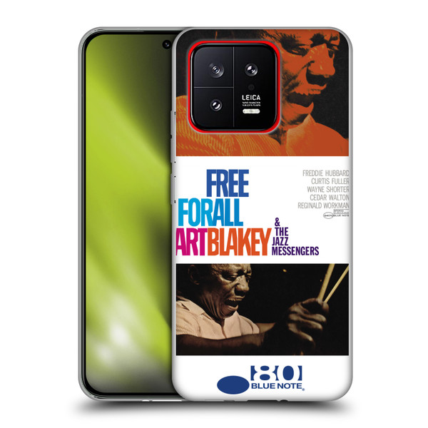 Blue Note Records Albums Art Blakey Free For All Soft Gel Case for Xiaomi 13 5G