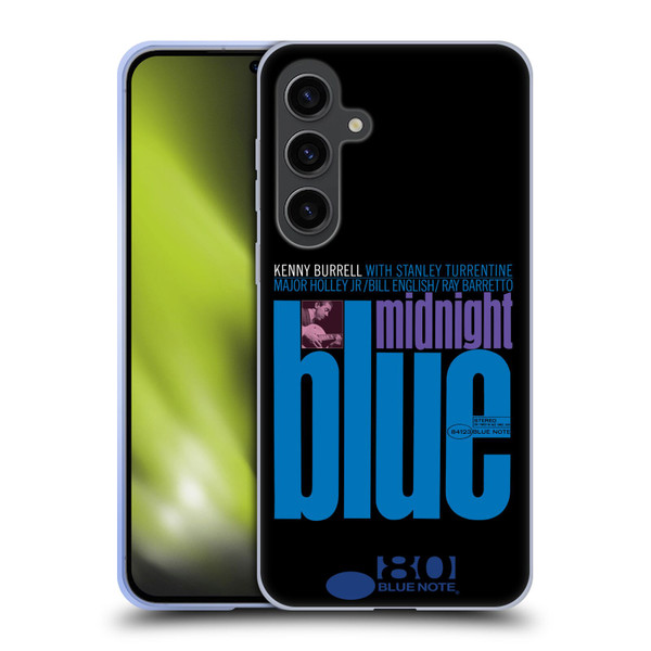 Blue Note Records Albums 2 Kenny Burell Midnight Blue Soft Gel Case for Samsung Galaxy S24+ 5G