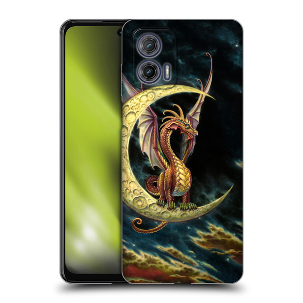 Myles Pinkney Mythical Moon Dragon Soft Gel Case for Motorola Moto G73 5G