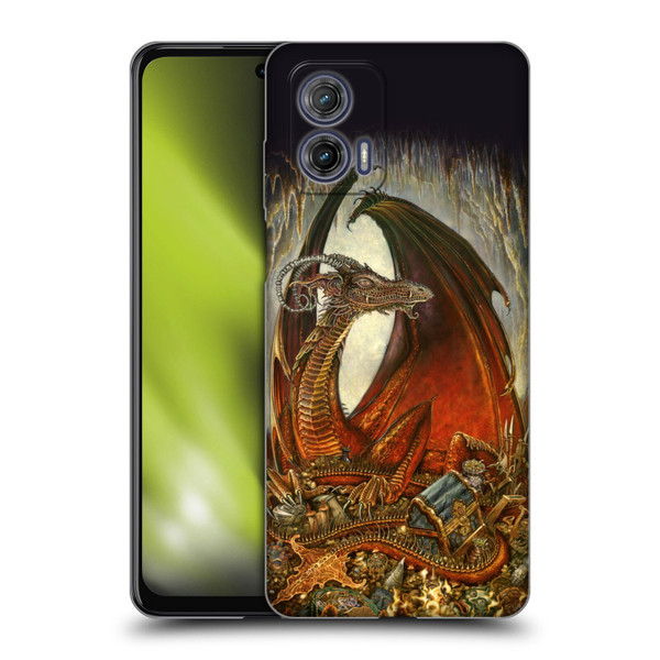 Myles Pinkney Mythical Treasure Dragon Soft Gel Case for Motorola Moto G73 5G