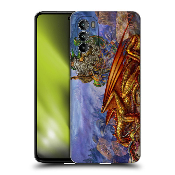 Myles Pinkney Mythical Dragonlands Soft Gel Case for Motorola Moto G82 5G