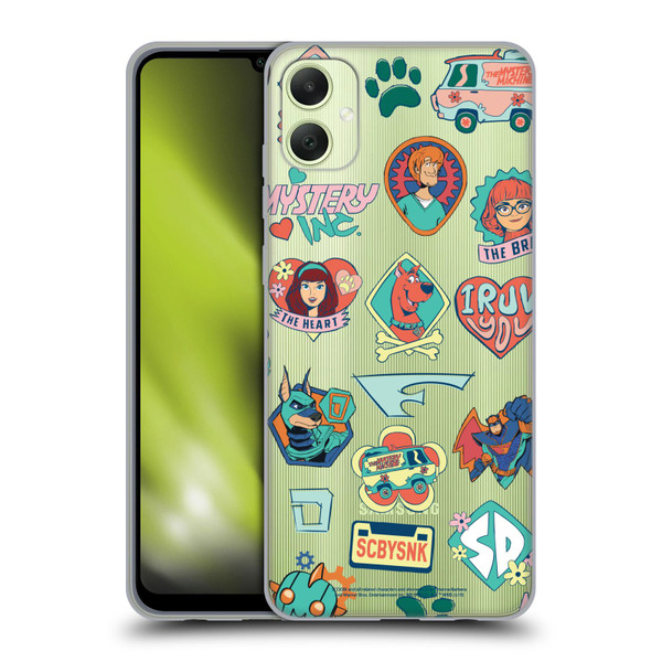 Scoob! Scooby-Doo Movie Graphics Retro Icons Soft Gel Case for Samsung Galaxy A05