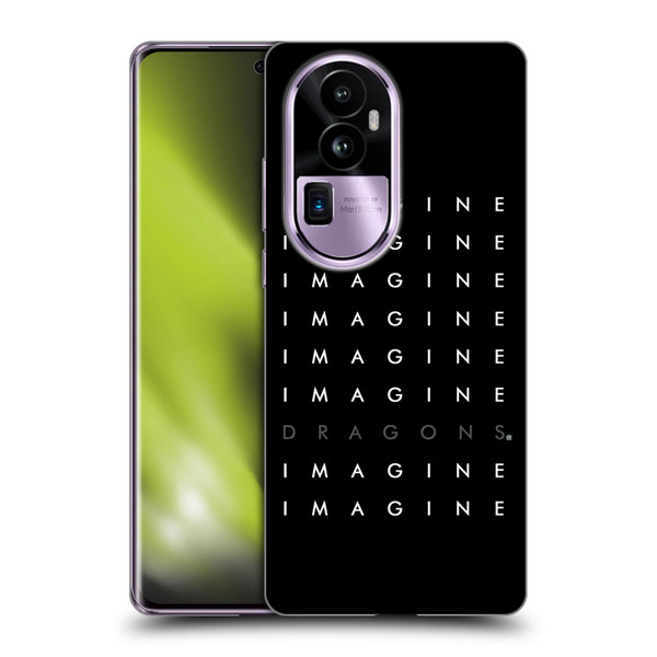 Imagine Dragons Key Art Logo Repeat Soft Gel Case for OPPO Reno10 Pro+