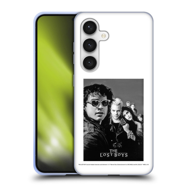 The Lost Boys Characters Poster Black And White Soft Gel Case for Samsung Galaxy S24 5G
