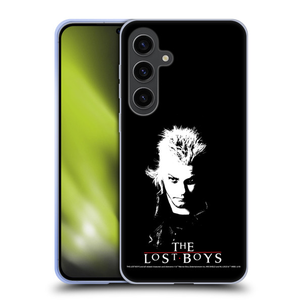 The Lost Boys Characters David Black And White Soft Gel Case for Samsung Galaxy S24+ 5G