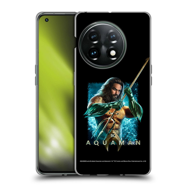 Aquaman Movie Graphics Trident of Atlan 1 Soft Gel Case for OnePlus 11 5G