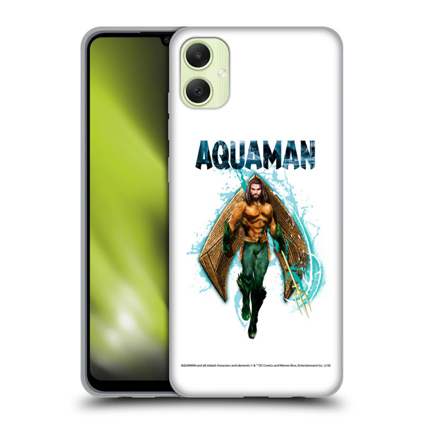 Aquaman Movie Graphics Trident of Atlan 2 Soft Gel Case for Samsung Galaxy A05