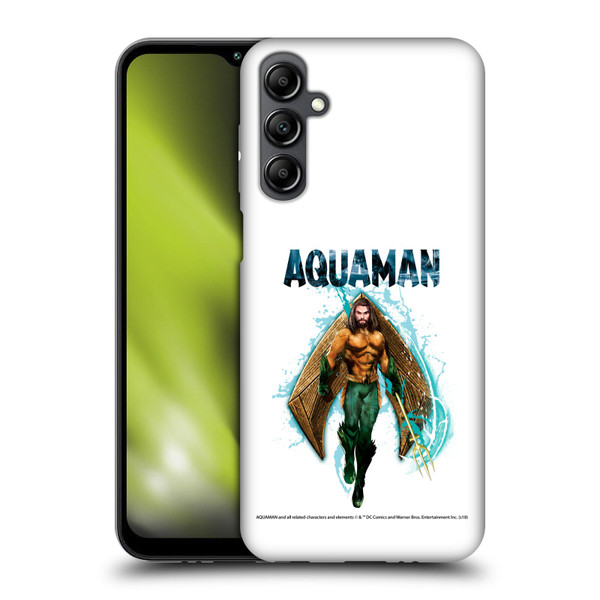 Aquaman Movie Graphics Trident of Atlan 2 Soft Gel Case for Samsung Galaxy M14 5G