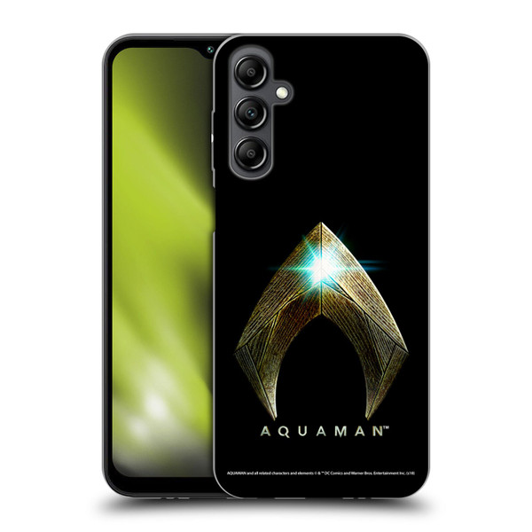 Aquaman Movie Logo Main Black Soft Gel Case for Samsung Galaxy M14 5G