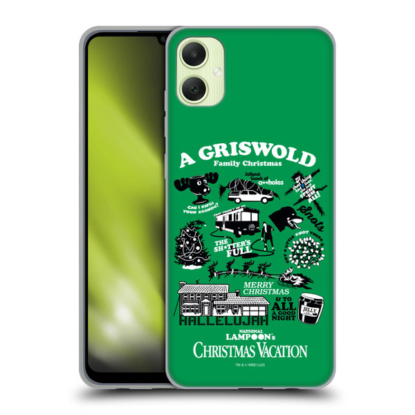 National Lampoon's Christmas Vacation Graphics Griswold Family Soft Gel Case for Samsung Galaxy A05
