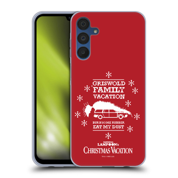 National Lampoon's Christmas Vacation Graphics Knitted Jumper Soft Gel Case for Samsung Galaxy A15