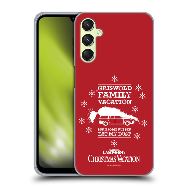 National Lampoon's Christmas Vacation Graphics Knitted Jumper Soft Gel Case for Samsung Galaxy A24 4G / Galaxy M34 5G