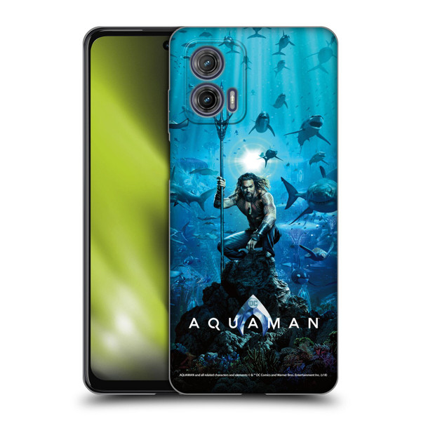 Aquaman Movie Posters Marine Telepathy Soft Gel Case for Motorola Moto G73 5G