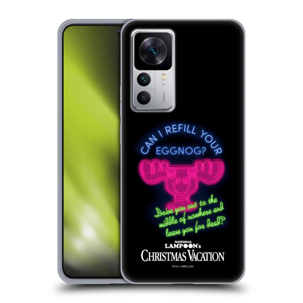National Lampoon's Christmas Vacation Graphics Eggnog Quote Soft Gel Case for Xiaomi 12T 5G / 12T Pro 5G / Redmi K50 Ultra 5G