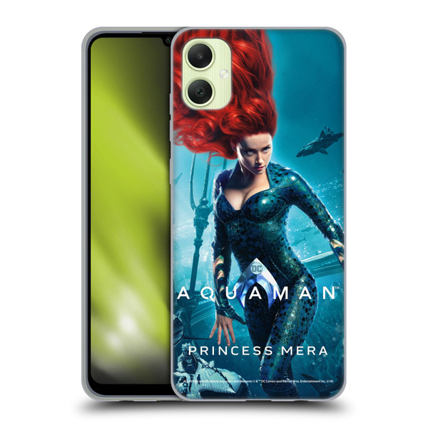 Aquaman Movie Posters Princess Mera Soft Gel Case for Samsung Galaxy A05