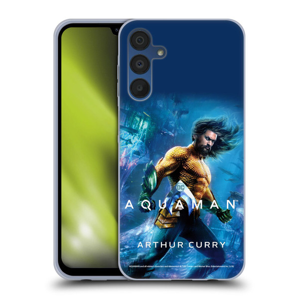 Aquaman Movie Posters Arthur Curry Soft Gel Case for Samsung Galaxy A15