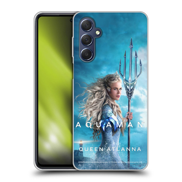 Aquaman Movie Posters Queen Atlanna Soft Gel Case for Samsung Galaxy M54 5G