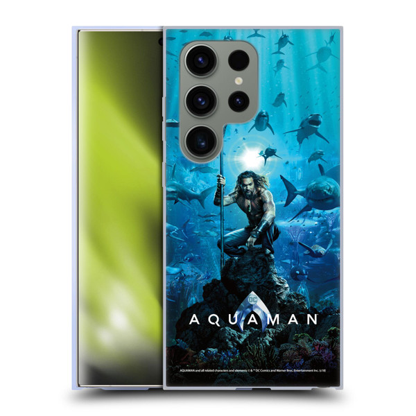 Aquaman Movie Posters Marine Telepathy Soft Gel Case for Samsung Galaxy S24 Ultra 5G
